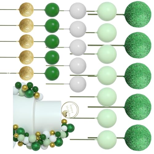 50 Stück runde Kuchenaufsätze, Aperitifspieße, Party-Kuchendekoration, geeignet für Festivals und Anlässe 50 Stück runde Kuchenaufsätze, Aperitifspieße, Party-Kuchendekoration, geeignet für Festivals und Anlässe von QIYUDUOLA
