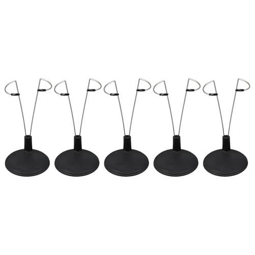 QIYUDUOLA 5 verstellbare Puppenständer, Plüschpuppen, Präsentationshalter für 15,2 bis 20,3 cm große Actionfiguren, Puppen organisieren QIYUDUOLA 5 verstellbare Puppenständer, Plüschpuppen, Präsentationshalter für 15,2 bis 20,3 cm große Actionfiguren, Puppen organisieren von QIYUDUOLA