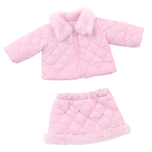 QIYUDUOLA Paillettenrock Mantel für 18/16 Zoll Mädchen Puppen Winterkleidung Puppen Kleidung Zubehör QIYUDUOLA Paillettenrock Mantel für 18/16 Zoll Mädchen Puppen Winterkleidung Puppen Kleidung Zubehör von QIYUDUOLA