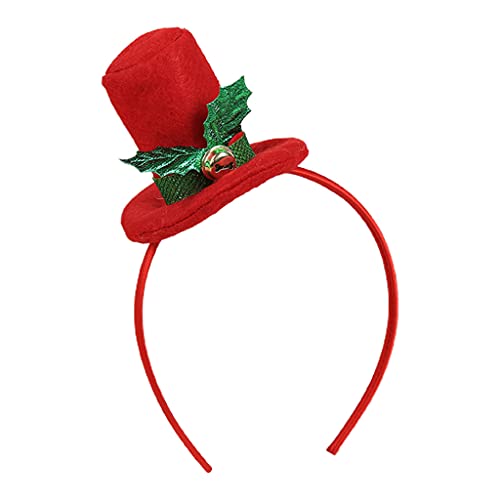 QIYUDUOLA Zylinderhut, Stirnbänder, Weihnachtsmütze, Haarband für kreative Weihnachtsmannmütze, Haarreifen, Neuheit, Foto-Requisiten, Party-Haarzubehör QIYUDUOLA Zylinderhut, Stirnbänder, Weihnachtsmütze, Haarband für kreative Weihnachtsmannmütze, Haarreifen, Neuheit, Foto-Requisiten, Party-Haarzubehör von QIYUDUOLA