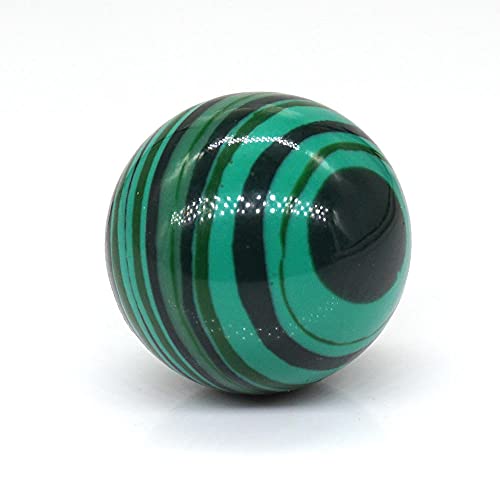 18mm Naturstein Perlen Kristalle Chakra Ball Runde Kugel Für Schmuckherstellung Bulk Edelstein Zubehör 1PC-Malachit von QJZM