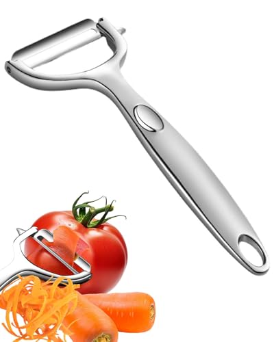 QLEUIFT 1 pcs Der Sparschäler ist aus rostfreiem, leicht abziehbarem und dickem Material gefertigt, kartoffelschäler.gemüseschäler.spargelschäler.schäler küche.Potato Peeler, potapeeler QLEUIFT 1 pcs Der Sparschäler ist aus rostfreiem, leicht abziehbarem und dickem Material gefertigt, kartoffelschäler.gemüseschäler.spargelschäler.schäler küche.Potato Peeler, potapeeler von QLEUIFT