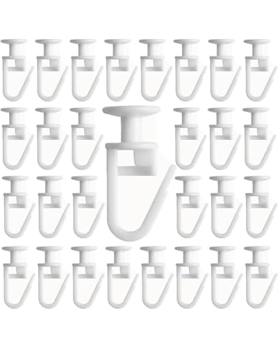 QLEUIFT 100 pcs Gardinenhaken für Schienen Gardinengleiter für Innenlaufschienen Gardinenrollen Faltengleiter Vorhangschienen für Faltengleiter Gardinenschienen QLEUIFT 100 pcs Gardinenhaken für Schienen Gardinengleiter für Innenlaufschienen Gardinenrollen Faltengleiter Vorhangschienen für Faltengleiter Gardinenschienen von QLEUIFT