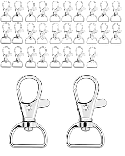 QLEUIFT 30 pcs Karabiner Klein Schlüsselanhänger Drehverschlüsse Lanyard Karabinerhaken Drehbar D Ring Snap Hooks Aus Metall Karabinerhaken Aus Metal Bronze Karabiner Schlüsselanhänger QLEUIFT 30 pcs Karabiner Klein Schlüsselanhänger Drehverschlüsse Lanyard Karabinerhaken Drehbar D Ring Snap Hooks Aus Metall Karabinerhaken Aus Metal Bronze Karabiner Schlüsselanhänger von QLEUIFT