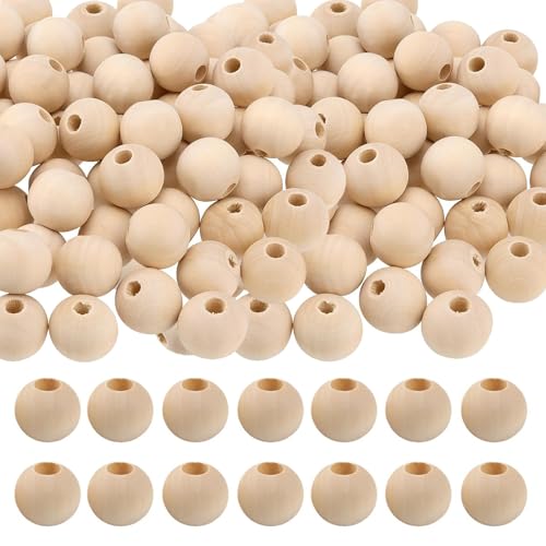 Holzkugeln mit Loch,500 Stück 14mm Holzperlen Natur Runde Holzperlen mit Loch für DIY Dekorationen Schmuck für Basteln DIY Schmuck Armband Halskette Dekorative Accessoires Holzkugeln mit Loch,500 Stück 14mm Holzperlen Natur Runde Holzperlen mit Loch für DIY Dekorationen Schmuck für Basteln DIY Schmuck Armband Halskette Dekorative Accessoires von QNLEMON