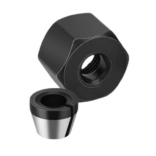 1 Satz 6mm 6,35 mm 8 mm Spannzange mit Mutter, langlebige Klemme, Schleifkopf, Spannzangenadapter für Schleifmaschinen(8mm) von QNZTUZLON