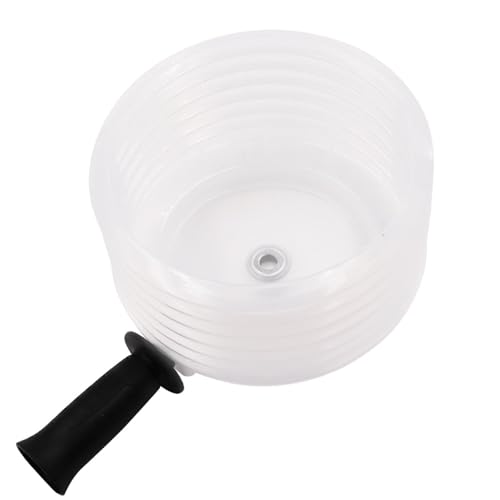 Lochsägen-Staubschale mit Griff, Fiberglas-Bohrer, Staubsammler, elektrischer Hammerbohrer, Ascheschale für die Installation von Einbauleuchten, für 1,6 - 12,5 cm Lochöffner (Größe: 125 mm) von QOTSTEOS