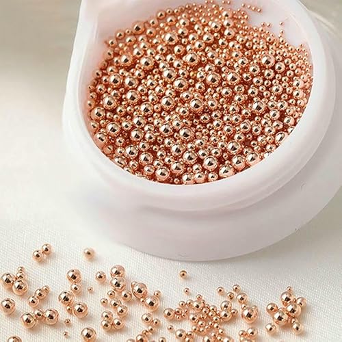 0,4,0 mm - 1,5 mm Nailart-Perlen, Stahlkugel, Metalllegierung, Nailart-Strasssteine, Schmuck, Maniküre-Zubehör, DIY-Ornamente, Typ 11 von QOVBD