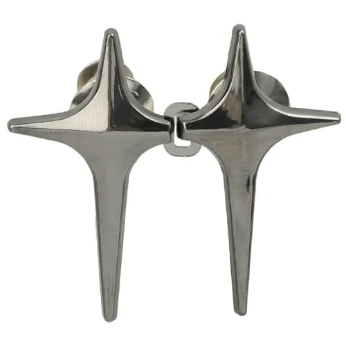 1/4-Set verstellbare Taillenschnalle, sternförmige Jeansknöpfe, Stifte, abnehmbare Metallknöpfe, Taillenspanner, Bekleidungszubehör, Pistolenschwarz, 2er-Set 1/4-Set verstellbare Taillenschnalle, sternförmige Jeansknöpfe, Stifte, abnehmbare Metallknöpfe, Taillenspanner, Bekleidungszubehör, Pistolenschwarz, 2er-Set von QOVBD