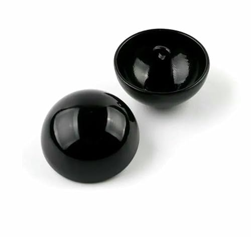 1 Los = 10 Stück Nähzubehör, dekorative Metallknöpfe für Kleidung, Bouton Fantaisie, Botones zum Basteln, Farbe: Silber, Gold, Schwarz – wie abgebildet – 20 mm von QOVBD