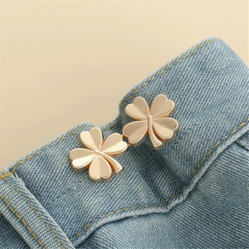 1 Pair Jeans Button Adjustable Clips for Pant Skirts Waist Tightener Buckle Snap Adjuster Pants Pin Retractable Button-A 1 Pair Jeans Button Adjustable Clips for Pant Skirts Waist Tightener Buckle Snap Adjuster Pants Pin Retractable Button-A von QOVBD