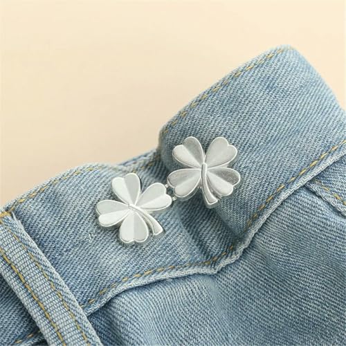 1 Pair Jeans Button Adjustable Clips for Pant Skirts Waist Tightener Buckle Snap Adjuster Pants Pin Retractable Button-C 1 Pair Jeans Button Adjustable Clips for Pant Skirts Waist Tightener Buckle Snap Adjuster Pants Pin Retractable Button-C von QOVBD