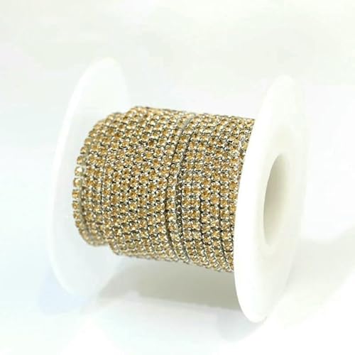 1 m/Los Strass-Kette, flache Rückseite, silberne Kralle, Strass-Besatz, Kristall für DIY, Handarbeit, Nähbesatz, Applikationen, Handarbeiten, Dekor, Kristallgelb, SS6, 2,0 mm, 1 Meter 1 m/Los Strass-Kette, flache Rückseite, silberne Kralle, Strass-Besatz, Kristall für DIY, Handarbeit, Nähbesatz, Applikationen, Handarbeiten, Dekor, Kristallgelb, SS6, 2,0 mm, 1 Meter von QOVBD