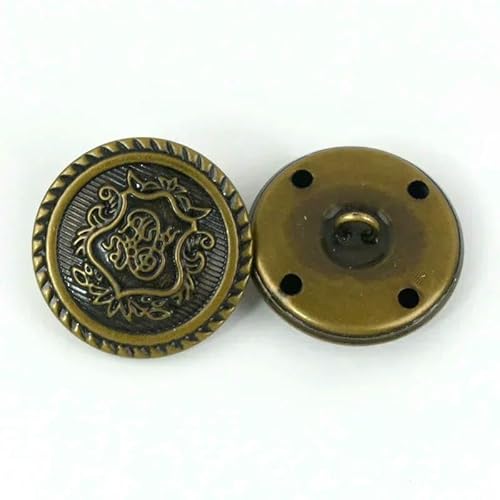 10/50Pcs 15-25mm Retro Metal Shank Button for Clothes Coat Bag Decoration Button Shirt Jeans Buckle DIY Sewing Accessory-B3-15-Brass-18mm-50Pcs 10/50Pcs 15-25mm Retro Metal Shank Button for Clothes Coat Bag Decoration Button Shirt Jeans Buckle DIY Sewing Accessory-B3-15-Brass-18mm-50Pcs von QOVBD