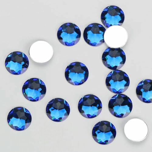 10 12 14 16 20 25 30 mm, nicht Hotfix, bunte runde Steine, Applikation, flache Rückseite, Acryl-Strasssteine für Kleidungszubehör, Kleid, dunkelblau, 14,0 mm, 100 Stück 10 12 14 16 20 25 30 mm, nicht Hotfix, bunte runde Steine, Applikation, flache Rückseite, Acryl-Strasssteine für Kleidungszubehör, Kleid, dunkelblau, 14,0 mm, 100 Stück von QOVBD