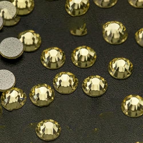10.000 Stück Großhandels-Glas-Strasssteine ohne Hotfix, Glitzerkristall, flache Rückseite, Strass, Edelstein, Nagelkunst, Diamant-Dekoration, 004 Jonquil-SS8 – 10.00 10.000 Stück Großhandels-Glas-Strasssteine ohne Hotfix, Glitzerkristall, flache Rückseite, Strass, Edelstein, Nagelkunst, Diamant-Dekoration, 004 Jonquil-SS8 – 10.00 von QOVBD