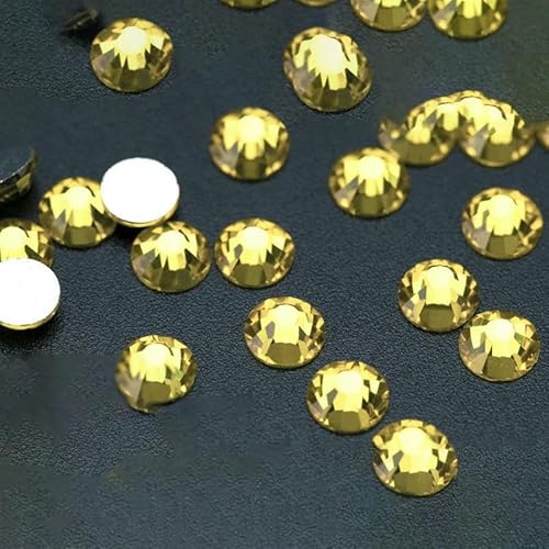 10.000 Stück Großhandels-Glas-Strasssteine ohne Hotfix, Glitzerkristall, flache Rückseite, Strass, Edelstein, Nagelkunst, Diamant-Dekoration, 005 Citrin, SS20 – 10.0 10.000 Stück Großhandels-Glas-Strasssteine ohne Hotfix, Glitzerkristall, flache Rückseite, Strass, Edelstein, Nagelkunst, Diamant-Dekoration, 005 Citrin, SS20 – 10.0 von QOVBD