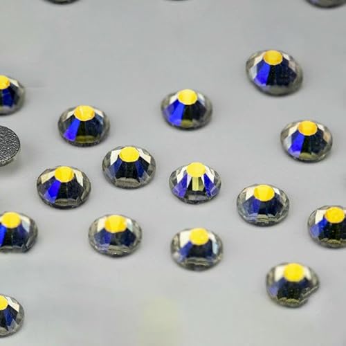 10.000 Stück Großhandels-Glas-Strasssteine ohne Hotfix, Glitzerkristall, flache Rückseite, Strass, Edelstein, Nagelkunst, Diamant-Dekoration – 061 Moon Shadow – SS1 10.000 Stück Großhandels-Glas-Strasssteine ohne Hotfix, Glitzerkristall, flache Rückseite, Strass, Edelstein, Nagelkunst, Diamant-Dekoration – 061 Moon Shadow – SS1 von QOVBD