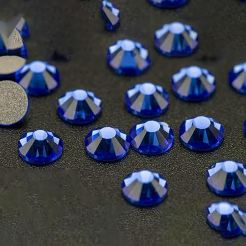 10.000 Stück Großhandels-Glas-Strasssteine ohne Hotfix, Glitzerkristall, flache Rückseite, Strass-Edelstein, Nagelkunst, Diamant-Dekoration, 030 Saphir, SS20 – 10.00 10.000 Stück Großhandels-Glas-Strasssteine ohne Hotfix, Glitzerkristall, flache Rückseite, Strass-Edelstein, Nagelkunst, Diamant-Dekoration, 030 Saphir, SS20 – 10.00 von QOVBD