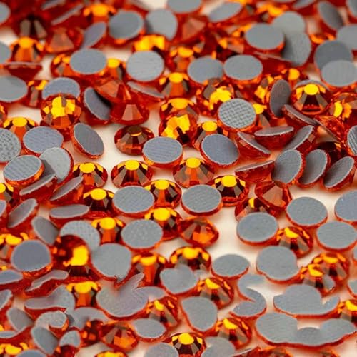 10.000 Stück Großhandels-Glaskristall-Hotfix-Strasssteine mit flacher Rückseite, Glitzer-Strasssteine für DIY-Stoffkleidung, 011 Hyazinthe, SS16 – 10.000 (Stück) von QOVBD