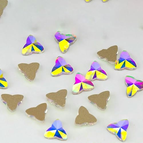 100/500/1440 Stück Kristall-Strasssteine in Glasform, Kristall AB, flache Rückseite, Glitzersteine für DIY-Nagelkunst-Dekorationen, SAB-Serie, 6,5 x 6,5 mm – SAB35-1 100/500/1440 Stück Kristall-Strasssteine in Glasform, Kristall AB, flache Rückseite, Glitzersteine für DIY-Nagelkunst-Dekorationen, SAB-Serie, 6,5 x 6,5 mm – SAB35-1 von QOVBD