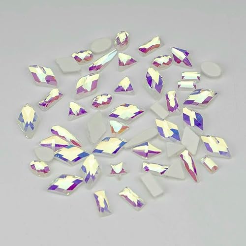 100/500 Stück Neueste Mix-Form Glaskristall-Strasssteine Flatback Strass Glitzersteine für Nagelkunst-Zubehör DIY-Dekoration-Gelee-Kristall-500 Stück 100/500 Stück Neueste Mix-Form Glaskristall-Strasssteine Flatback Strass Glitzersteine für Nagelkunst-Zubehör DIY-Dekoration-Gelee-Kristall-500 Stück von QOVBD
