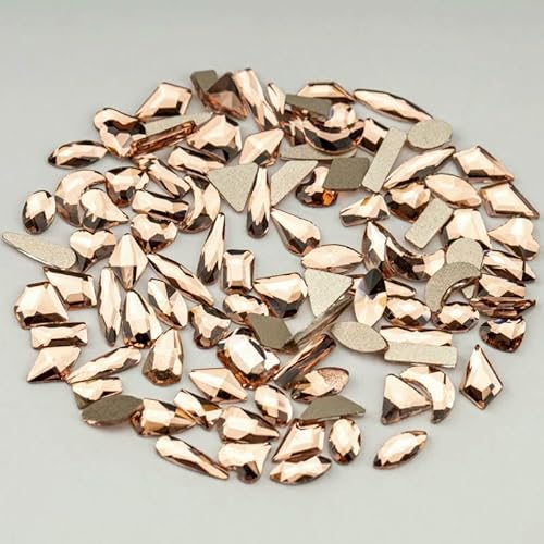 100/500 Stück Neueste Mix-Form Glaskristall-Strasssteine Flatback Strass Glitzersteine für Nagelkunst-Zubehör DIY-Dekoration-Hellpfirsich-500 Stück 100/500 Stück Neueste Mix-Form Glaskristall-Strasssteine Flatback Strass Glitzersteine für Nagelkunst-Zubehör DIY-Dekoration-Hellpfirsich-500 Stück von QOVBD