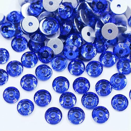 100 Stück Flatback-Glitzerkristalle, Strasssteine, Perlen, Strasssteine, Glasbesatz, zum Aufnähen, Strasssteine, Pailletten, Stoffdekoration, Edelsteine, Saphir, 3,0 mm, 100 Stück 100 Stück Flatback-Glitzerkristalle, Strasssteine, Perlen, Strasssteine, Glasbesatz, zum Aufnähen, Strasssteine, Pailletten, Stoffdekoration, Edelsteine, Saphir, 3,0 mm, 100 Stück von QOVBD