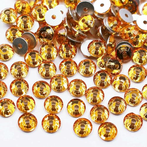 100 Stück Flatback-Glitzerkristalle, Strasssteine, Perlen, Strasssteine, Glasbesatz, zum Aufnähen, Strasssteine, Pailletten, Stoffdekoration, Edelsteine, Topas, 5 mm, 100 Stück 100 Stück Flatback-Glitzerkristalle, Strasssteine, Perlen, Strasssteine, Glasbesatz, zum Aufnähen, Strasssteine, Pailletten, Stoffdekoration, Edelsteine, Topas, 5 mm, 100 Stück von QOVBD