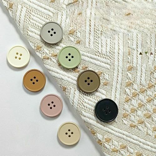 10PCS15mm/25mm Eye-catching Resin Buttons for DIY Fashion Accessories and Garments, Round Design with Four Holes-mix-10pcs-15mm 10PCS15mm/25mm Eye-catching Resin Buttons for DIY Fashion Accessories and Garments, Round Design with Four Holes-mix-10pcs-15mm von QOVBD