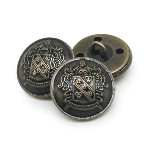 10pcs/lot 15/18/20/23/25mm vintage copper metal buttons garment overcoat sewing accessories buttons for clothing crafts DIY-NO15-18mm 10pcs/lot 15/18/20/23/25mm vintage copper metal buttons garment overcoat sewing accessories buttons for clothing crafts DIY-NO15-18mm von QOVBD