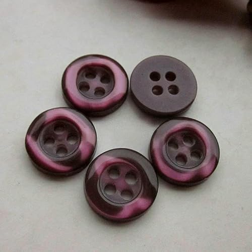 11mm 7/16" 4 holes 14 colors Round edge pearlescent clothing shirt buttons resin sewing supplies R0201-043-01 Dark red 11mm 7/16" 4 holes 14 colors Round edge pearlescent clothing shirt buttons resin sewing supplies R0201-043-01 Dark red von QOVBD