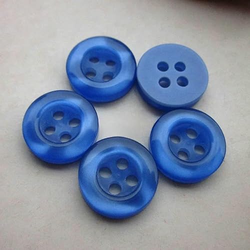 11mm 7/16" 4 holes 14 colors Round edge pearlescent clothing shirt buttons resin sewing supplies R0201-043-08 Blue 11mm 7/16" 4 holes 14 colors Round edge pearlescent clothing shirt buttons resin sewing supplies R0201-043-08 Blue von QOVBD