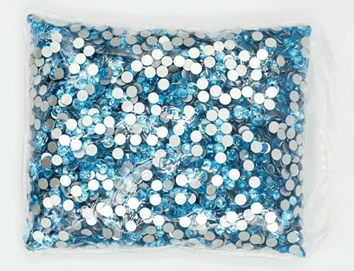 14400 Stück, 100 Brutto-Großpackung, flache Rückseite, Kristall AB, nicht Hotfix-Strasssteine, Glitzerkristall SS3–SS20 für Nagelkunst, Hochzeit, Aquamarin, SS4, 144 14400 Stück, 100 Brutto-Großpackung, flache Rückseite, Kristall AB, nicht Hotfix-Strasssteine, Glitzerkristall SS3–SS20 für Nagelkunst, Hochzeit, Aquamarin, SS4, 144 von QOVBD