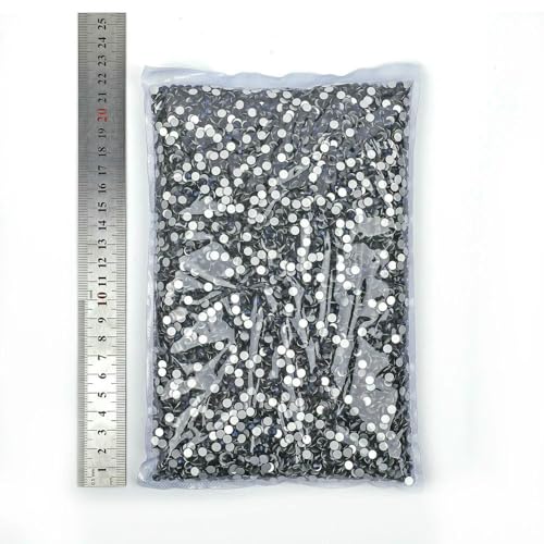 14400 Stück, 100 Brutto-Großpackung, flache Rückseite, Kristall AB, nicht Hotfix-Strasssteine, Glitzerkristall SS3-SS20 für Nagelkunst, Hochzeit, Montana, SS20, 14400 14400 Stück, 100 Brutto-Großpackung, flache Rückseite, Kristall AB, nicht Hotfix-Strasssteine, Glitzerkristall SS3-SS20 für Nagelkunst, Hochzeit, Montana, SS20, 14400 von QOVBD
