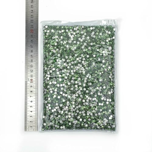 14400 Stück, 100 Brutto-Großpackung, flache Rückseite, Kristall AB, nicht Hotfix-Strasssteine, Glitzerkristall SS3–SS20 für Nagelkunst, Hochzeit, Peridot, SS5, 14400 14400 Stück, 100 Brutto-Großpackung, flache Rückseite, Kristall AB, nicht Hotfix-Strasssteine, Glitzerkristall SS3–SS20 für Nagelkunst, Hochzeit, Peridot, SS5, 14400 von QOVBD