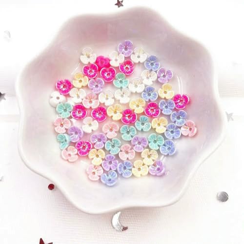 150 Stück 6 mm Mini-Strasssteine mit bunten 3D-Blumen, für Nagelkunst, 1 Loch, Applikationen, Sammelalbum, DIY, Maniküre, Zubehör, Ornamente, L09 – gemischt 150 Stück 6 mm Mini-Strasssteine mit bunten 3D-Blumen, für Nagelkunst, 1 Loch, Applikationen, Sammelalbum, DIY, Maniküre, Zubehör, Ornamente, L09 – gemischt von QOVBD