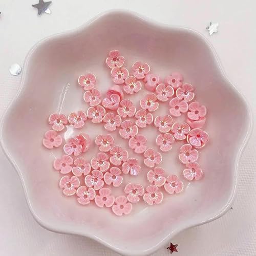 150 Stücke 6mm Mini Bunte 3D Blume Nail art Strass 1 Loch Knöpfe Applikationen Sammelalbum DIY Maniküre Zubehör Ornamente L09-3 von QOVBD
