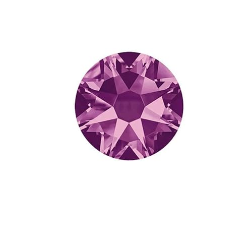 16 Facettenschliff SS10 SS16 SS20 SS30 2088 Hyazinth AB Glas Flatback Strass Glas Nail Art Kristallstein Nicht Hotfix Strass-Amethyst-ss30 288 Stück von QOVBD