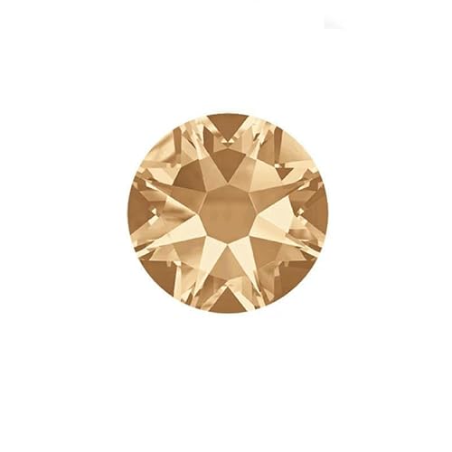 16 Facettenschliff SS10 SS16 SS20 SS30 2088 Hyazinth AB Glas Flatback Strass Glas Nail Art Kristallstein Nicht Hotfix Strass-Gold Shadow-ss16 1440 Stück von QOVBD