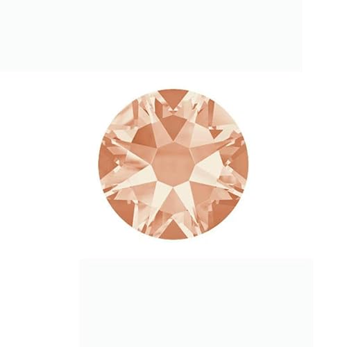 16 Facettenschliff SS10 SS16 SS20 SS30 2088 Hyazinth AB Glas Flatback Strass Glas Nail Art Kristallstein Nicht Hotfix Strass-Lt.Peach-ss30 288 Stück von QOVBD