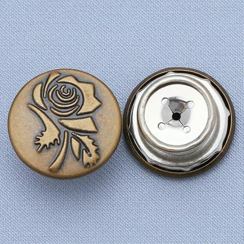 17mm Retro Sewing Metal Snap Buttons for Clothes Jeans Retractable Universal Buckle Perfect Fit Reduce Waist Sewing Tools-25-17mm 4pcs 17mm Retro Sewing Metal Snap Buttons for Clothes Jeans Retractable Universal Buckle Perfect Fit Reduce Waist Sewing Tools-25-17mm 4pcs von QOVBD
