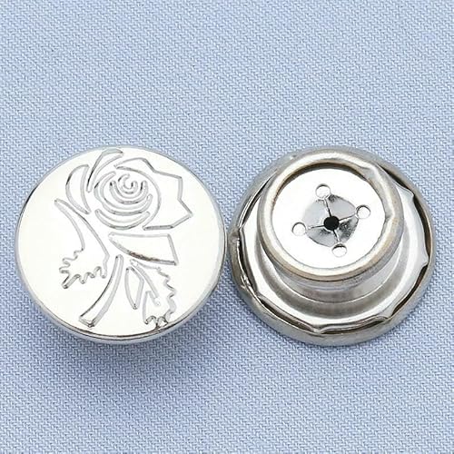 17mm Retro Sewing Metal Snap Buttons for Clothes Jeans Retractable Universal Buckle Perfect Fit Reduce Waist Sewing Tools-33-17mm 4pcs von QOVBD