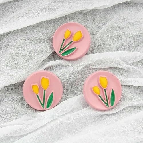 18 mm süße Blumenknöpfe, Vintage-Knopf für DIY-Kinderkleidung, Hemden, Damen-Strickwaren, Hemden, Nähzubehör, Botones-Pink-4 Stück 18 mm süße Blumenknöpfe, Vintage-Knopf für DIY-Kinderkleidung, Hemden, Damen-Strickwaren, Hemden, Nähzubehör, Botones-Pink-4 Stück von QOVBD