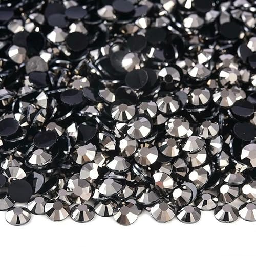 2 mm – 6 mm, rund, nicht Hotfix, Glitzer, Bling, Maniküre-Strass, silberfarben, flache Rückseite, Harz-Strasssteine, zum Aufkleben, Perlen, Nailart, Nagel-Edelsteine, DIY, 2 mm – 6 mm, rund, nicht Hotfix, Glitzer, Bling, Maniküre-Strass, silberfarben, flache Rückseite, Harz-Strasssteine, zum Aufkleben, Perlen, Nailart, Nagel-Edelsteine, DIY, von QOVBD
