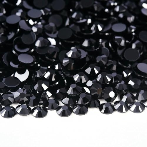 2 mm – 6 mm, rund, nicht Hotfix, Glitzer, Bling, Maniküre-Strass, silberfarben, flache Rückseite, Harz-Strasssteine, zum Aufkleben, Perlen für Nailart, Nagel-Edelsteine, DI 2 mm – 6 mm, rund, nicht Hotfix, Glitzer, Bling, Maniküre-Strass, silberfarben, flache Rückseite, Harz-Strasssteine, zum Aufkleben, Perlen für Nailart, Nagel-Edelsteine, DI von QOVBD