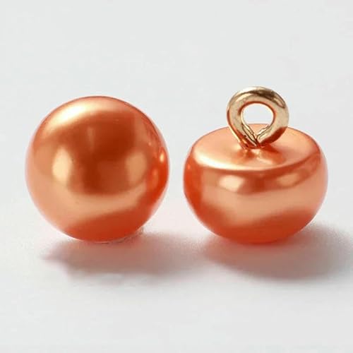 20/30/50pcs Colorful Half Domed Pearl Buttons Mushroom Shape Metal Shank For Sewing Buttons DIY Women Kids Clothing Decor Button-orange-20PCS 20/30/50pcs Colorful Half Domed Pearl Buttons Mushroom Shape Metal Shank For Sewing Buttons DIY Women Kids Clothing Decor Button-orange-20PCS von QOVBD