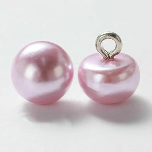 20/30/50pcs Colorful Half Domed Pearl Buttons Mushroom Shape Metal Shank For Sewing Buttons DIY Women Kids Clothing Decor Button-pink-20PCS 20/30/50pcs Colorful Half Domed Pearl Buttons Mushroom Shape Metal Shank For Sewing Buttons DIY Women Kids Clothing Decor Button-pink-20PCS von QOVBD