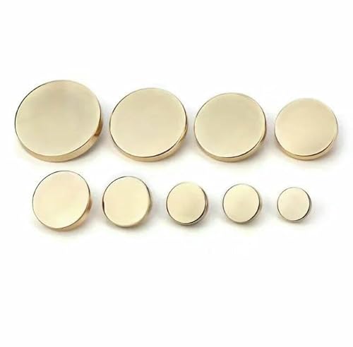20 Stück/Los Metallschaft-Nähknöpfe für Bastellegierungsknöpfe für Kleidung, DIY-Handarbeiten, Zubehör, dekorativ-5-90-1-11,5 mm von QOVBD