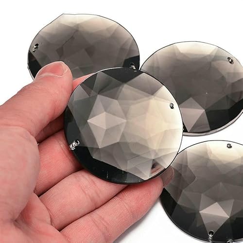 20 Stück 52 mm große weiße, klare Kristall-Näh-Acryl-Strasssteine, flache Rückseite, runde Strass-Applikation für die DIY-Schmuckherstellung, Grau 20 Stück 52 mm große weiße, klare Kristall-Näh-Acryl-Strasssteine, flache Rückseite, runde Strass-Applikation für die DIY-Schmuckherstellung, Grau von QOVBD